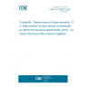 UNE EN 13806-2:2025 Foodstuffs - Determination of trace elements - Part 2: Determination of total mercury in foodstuffs by atomic fluorescence spectrometry (AFS) - Cold vapour technique after pressure digestion UNE EN 13806-2:2025 Foodstuffs - Determination of trace elements - Part 2: Determination of total mercury in foodstuffs by atomic fluorescence spectrometry (AFS) - Cold vapour technique after pressure digestion