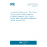 UNE EN 14425-3:2010 Advanced technical ceramics - Test methods for determination of fracture toughness of monolithic ceramics - Part 3: Chevron notched beam (CNB) method (Endorsed by AENOR in July of 2010.) UNE EN 14425-3:2010 Advanced technical ceramics - Test methods for determination of fracture toughness of monolithic ceramics - Part 3: Chevron notched beam (CNB) method (Endorsed by AENOR in July of 2010.)