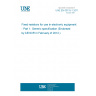 UNE EN 60115-1:2011 Fixed resistors for use in electronic equipment - Part 1: Generic specification (Endorsed by AENOR in February of 2012.)