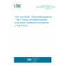 UNE CEN/TR 13387-5:2018 Child care articles - General safety guidelines - Part 5: Product information (Endorsed by Asociación Española de Normalización in July of 2018.) UNE CEN/TR 13387-5:2018 Child care articles - General safety guidelines - Part 5: Product information (Endorsed by Asociación Española de Normalización in July of 2018.)