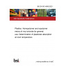 BS EN ISO 4608:2023 Plastics. Homopolymer and copolymer resins of vinyl chloride for general use. Determination of plasticizer absorption at room temperature