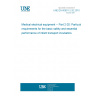 UNE EN 60601-2-20:2010 Medical electrical equipment -- Part 2-20: Particular requirements for the basic safety and essential performance of infant transport incubators UNE EN 60601-2-20:2010 Medical electrical equipment -- Part 2-20: Particular requirements for the basic safety and essential performance of infant transport incubators