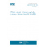 UNE EN ISO 204:2024 Metallic materials - Uniaxial creep testing in tension - Method of test (ISO 204:2023)