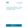 UNE ISO 690:2024 Information and documentation — Guidelines for bibliographic references and citations to information resources