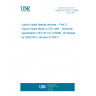 UNE EN 61747-3:2006 Liquid crystal display devices - Part 3: Liquid crystal display (LCD) cells - Sectional specification UNE EN 61747-3:2006 Liquid crystal display devices - Part 3: Liquid crystal display (LCD) cells - Sectional specification