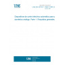 UNE EN 60730-1:1998 CORR:2007 Automatic electrical controls for household and similar use -- Part 1: General requirements