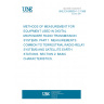 UNE EN 60835-1-2:1996 Methods of measurement for equipment used in digital microwave radio transmission systems - Part 1: Measurements common to terrestrial radio-relay systems and satellite earth stations - Section 2: Basic characteristics