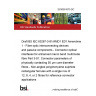 25/30551075 DC Draft BS IEC 63267-3-81/AMD1 ED1 Amendment 1 - Fibre optic interconnecting devices and passive components - Connector optical interfaces for enhanced macro bend multimode fibre Part 3-81: Connector parameters of physically contacting 50 μm core diameter fibres - Non-angled polyphenylene sulphide rectangular ferrules with a single row of 12, 8, 4, or 2 fibres for reference connector applications