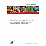 BS ISO 26603:2026 Plastics. Aromatic isocyanates for use in the production of polyurethanes. Determination of total chlorine