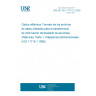 UNE EN ISO 11715-1:2000 OPHTHALMIC OPTICS. FORMAT OF DIGITAL DATA FILES FOR DATA TRANSFER FOR PROFILING OF SPECTACLE LENSES. PART 1: TWO DIMENSIONAL TRACERS. (ISO 11715-1:1998) UNE EN ISO 11715-1:2000 OPHTHALMIC OPTICS. FORMAT OF DIGITAL DATA FILES FOR DATA TRANSFER FOR PROFILING OF SPECTACLE LENSES. PART 1: TWO DIMENSIONAL TRACERS. (ISO 11715-1:1998)