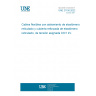 UNE 21150:2022 Flexible cables with cross-linked elastomer insulation and reinforced cross-linked elastomer sheath with rated voltage 0,6 / 1 kV