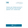 UNE EN 681-1/AC:2002 Elastomeric seals - Materials requirements for pipe joint seals used in water and drainage applications - Part 1: Vulcanized rubber.