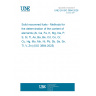 UNE EN ISO 3884:2026 Solid recovered fuels - Methods for the determination of the content of elements (Al, Ca, Fe, K, Mg, Na, P, S, Si, Ti, As, Ba, Be, Cd, Co, Cr, Cu, Hg, Mo, Mn, Ni, Pb, Sb, Se, Sn, Tl, V, Zn) (ISO 3884:2025) UNE EN ISO 3884:2026 Solid recovered fuels - Methods for the determination of the content of elements (Al, Ca, Fe, K, Mg, Na, P, S, Si, Ti, As, Ba, Be, Cd, Co, Cr, Cu, Hg, Mo, Mn, Ni, Pb, Sb, Se, Sn, Tl, V, Zn) (ISO 3884:2025)