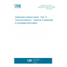 UNE EN 12255-13:2003 Wastewater treatment plants - Part 13: Chemical treatment - Treatment of wastewater by precipitation/flocculation UNE EN 12255-13:2003 Wastewater treatment plants - Part 13: Chemical treatment - Treatment of wastewater by precipitation/flocculation