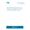 UNE EN IEC 61442:2026 Test methods for accessories for power cables with rated voltages from 6 kV (Um = 7,2 kV) up to 30 kV (Um = 36 kV)