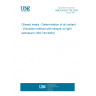 UNE EN ISO 734:2024 Oilseed meals - Determination of oil content - Extraction method with hexane (or light petroleum) (ISO 734:2023)