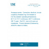 UNE EN 2997-012:2009 Aerospace series - Connectors, electrical, circular, coupled by threaded ring, fire-resistant or non fire-resistant, operating temperatures - 65 °C to 175 °C continuous, 200 °C continuous, 260 °C peak - Part 012: Jam-nut for jam-nut receptacles - Product standard (Endorsed by AENOR in March of 2009.) UNE EN 2997-012:2009 Aerospace series - Connectors, electrical, circular, coupled by threaded ring, fire-resistant or non fire-resistant, operating temperatures - 65 °C to 175 °C continuous, 200 °C continuous, 260 °C peak - Part 012: Jam-nut for jam-nut receptacles - Product standard (Endorsed by AENOR in March of 2009.)