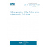 UNE EN 15085-1:2008+A1:2013 Railway applications - Welding of railway vehicles and components - Part 1: General UNE EN 15085-1:2008+A1:2013 Railway applications - Welding of railway vehicles and components - Part 1: General