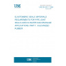 UNE EN 681-1:1996 Elastomeric seals - Materials requirements for pipe joint seals used in water and drainage applications - Part 1: Vulcanized rubber