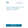 UNE EN ISO 17892-2:2015 Geotechnical investigation and testing - Laboratory testing of soil - Part 2: Determination of bulk density (ISO 17892-2:2014)