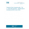 UNE EN 60368-4-1:2000 CORR:2001 Piezoelectric filters of assessed quality -- Part 4-1: Blank detail specification - Capability approval (Endorsed by AENOR in April of 2001.)