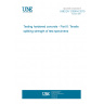 UNE EN 12390-6:2010 Testing hardened concrete - Part 6: Tensile splitting strength of test specimens UNE EN 12390-6:2010 Testing hardened concrete - Part 6: Tensile splitting strength of test specimens