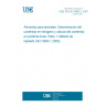 UNE EN ISO 5983-1:2007 Animal feeding stuffs - Determination of nitrogen content and calculation of crude protein content - Part 1: Kjeldahl method (ISO 5983-1:2005)