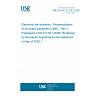 UNE EN ISO 21719-1:2026 - Electronic fee collection - Personalization of on-board equipment (OBE) - Part 1: Framework (ISO 21719-1:2026) (Endorsed by Asociación Española de Normalización in May of 2026.)