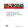 BS ISO/IEC 6523-2:1998 Information technology. Structure for the identification of organizations and organization parts Registration of organization identification schemes