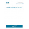 UNE EN ISO 13943:2025 Fire safety - Vocabulary (ISO 13943:2023)