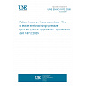UNE EN ISO 18752:2026 - Rubber hoses and hose assemblies - Wire- or textile-reinforced single-pressure types for hydraulic applications - Specification (ISO 18752:2025)