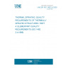 UNE EN ISO 14922-4:2000 THERMAL SPRAYING. QUALITY REQUIREMENTS OF THERMALLY SPRAYED STRUCTURES. PART 4: ELEMENTARY QUALITY REQUIREMENTS (ISO 14922-4:1999) UNE EN ISO 14922-4:2000 THERMAL SPRAYING. QUALITY REQUIREMENTS OF THERMALLY SPRAYED STRUCTURES. PART 4: ELEMENTARY QUALITY REQUIREMENTS (ISO 14922-4:1999)