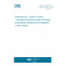 UNE EN 14012:2019 Postal services - Quality of service - Complaints handling principles (Endorsed by Asociación Española de Normalización in April of 2020.) UNE EN 14012:2019 Postal services - Quality of service - Complaints handling principles (Endorsed by Asociación Española de Normalización in April of 2020.)