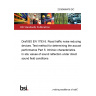 23/30468476 DC Draft BS EN 1793-5. Road traffic noise reducing devices. Test method for determining the acoustic performance Part 5: Intrinsic characteristics. In situ values of sound reflection under direct sound field conditions