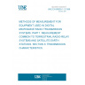 UNE EN 60835-1-3:1996 Methods of measurement for equipment used in digital microwave radio transmission systems - Part 1: Measurements common to terrestrial radio-relay systems and satellite earth stations - Section 3: Transmission characteristics UNE EN 60835-1-3:1996 Methods of measurement for equipment used in digital microwave radio transmission systems - Part 1: Measurements common to terrestrial radio-relay systems and satellite earth stations - Section 3: Transmission characteristics