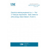 UNE EN 50470-3:2007 Electricity metering equipment (a.c.) -- Part 3: Particular requirements - Static meters for active energy (class indexes A, B and C) UNE EN 50470-3:2007 Electricity metering equipment (a.c.) -- Part 3: Particular requirements - Static meters for active energy (class indexes A, B and C)