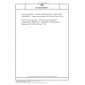 DIN ISO 28000/A1 Security and resilience - Security management systems - Requirements - AMENDMENT 1: Climate action changes (ISO 28000:2022/Amd 1:2024)