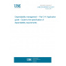 UNE EN 60300-3-4:2011 Dependability management -- Part 3-4: Application guide - Guide to the specification of dependability requirements UNE EN 60300-3-4:2011 Dependability management -- Part 3-4: Application guide - Guide to the specification of dependability requirements