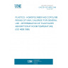 UNE EN ISO 4608:1999 PLASTICS - HOMOPOLYMER AND COPOLYMER RESINS OF VINYL CHLORIDE FOR GENERAL USE - DETERMINATION OF PLASTICIZER ABSORPTION AT ROOM TEMPERATURE (ISO 4608:1998) UNE EN ISO 4608:1999 PLASTICS - HOMOPOLYMER AND COPOLYMER RESINS OF VINYL CHLORIDE FOR GENERAL USE - DETERMINATION OF PLASTICIZER ABSORPTION AT ROOM TEMPERATURE (ISO 4608:1998)