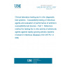 UNE EN ISO 20776-1:2007 Clinical laboratory testing and in vitro diagnostic test systems - Susceptibility testing of infectious agents and evaluation of performance of antimicrobial susceptibility test devices - Part 1: Reference method for testing the in vitro activity of antimicrobial agents against rapidly growing aerobic bacteria involved in infectious diseases (ISO 20776-1:2006)
