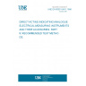 UNE EN 60051-9/A1:1996 DIRECT ACTING INDICATING ANALOGUE ELECTRICAL-MEASURING INSTRUMENTS AND THEIR ACCESORIES. PART 9: RECOMMENDED TEST METHODS. UNE EN 60051-9/A1:1996 DIRECT ACTING INDICATING ANALOGUE ELECTRICAL-MEASURING INSTRUMENTS AND THEIR ACCESORIES. PART 9: RECOMMENDED TEST METHODS.