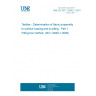 UNE EN ISO 12945-1:2001 Textiles - Determination of fabric propensity to surface fuzzing and to pilling - Part 1: Pilling box method. (ISO 12945-1:2000) UNE EN ISO 12945-1:2001 Textiles - Determination of fabric propensity to surface fuzzing and to pilling - Part 1: Pilling box method. (ISO 12945-1:2000)