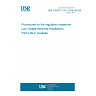 UNE 192007-2-29-2:2024/1M:2026 - Procedures for the regulatory inspection. Low voltage electrical installations. Part 2-29-2: Garages