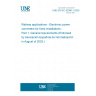 UNE EN IEC 62590-1:2025 Railway applications - Electronic power converters for fixed installations - Part 1: General requirements (Endorsed by Asociación Española de Normalización in August of 2025.) UNE EN IEC 62590-1:2025 Railway applications - Electronic power converters for fixed installations - Part 1: General requirements (Endorsed by Asociación Española de Normalización in August of 2025.)