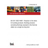 21/30426399 DC BS EN 13823 AMD1. Reaction to fire tests for building products. Building products excluding floorings exposed to the thermal attack by a single burning item