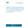 UNE EN IEC 63382-1:2026 Management of distributed energy storage systems based on electrically chargeable vehicle batteries - Part 1: Use cases and architectures (Endorsed by Asociación Española de Normalización in March of 2026.)