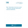 UNE EN ISO 9658:2025 Steel - Determination of aluminium content - Flame atomic absorption spectrometric method (ISO 9658:2024)