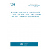UNE EN 60730-1:1998 Automatic electrical controls for household and similar use - Part 1: General requirements UNE EN 60730-1:1998 Automatic electrical controls for household and similar use - Part 1: General requirements