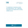 UNE EN 13501-2:2019 Fire classification of construction products and building elements - Part 2: Classification using data from fire resistance tests, excluding ventilation services UNE EN 13501-2:2019 Fire classification of construction products and building elements - Part 2: Classification using data from fire resistance tests, excluding ventilation services
