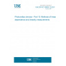 UNE EN IEC 60904-10:2021 Photovoltaic devices - Part 10: Methods of linear dependence and linearity measurements